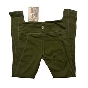 NWT Born Primitive Dark Green Women's Leggings Size XS